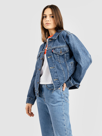 Levi's Ex Boyfriend Trucker Jacket sininen