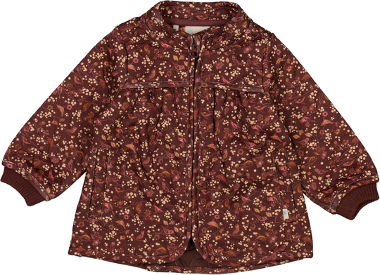 Wheat Thilde Kevyttoppatakki, Maroon Birds, 80