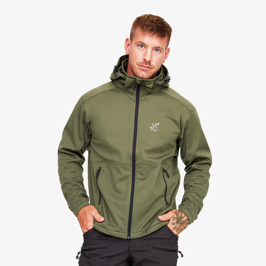 Hybrid Jacket 3.0 Miehet Olive Night, Koko:XL - > Softshell-takit