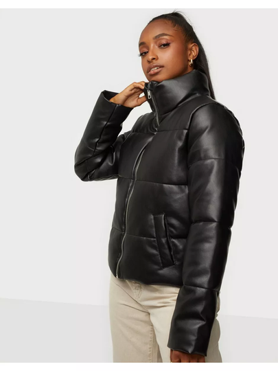 JdY Jdytrixie Faux Leather Jacket Otw S Black