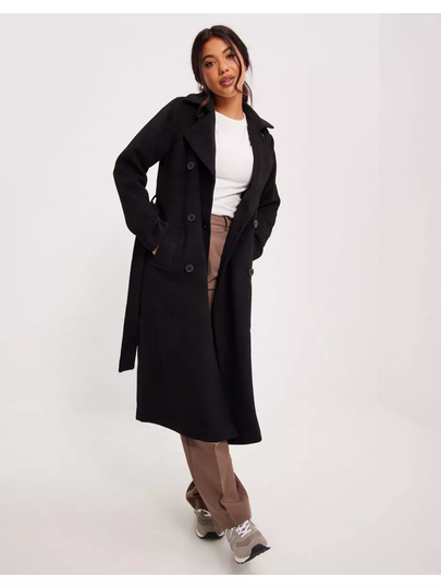 Object Collectors Item Objclara Wool Coat Noos Black