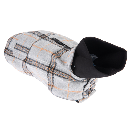 Flannel Check -koiran takki - selän pituus n. 30 cm