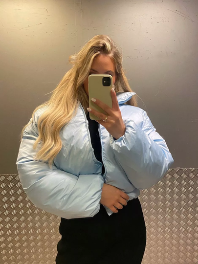 NLY Trend - Talvitakit - Vaaleansininen - Oversized Padded Jacket - Takit