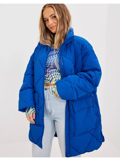 Selected Femme Slfheidi Puffer Jacket B Princess Blue