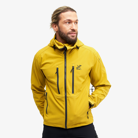 Trail Jacket Miehet Olive Oil, Koko:XL - > Softshell-takit