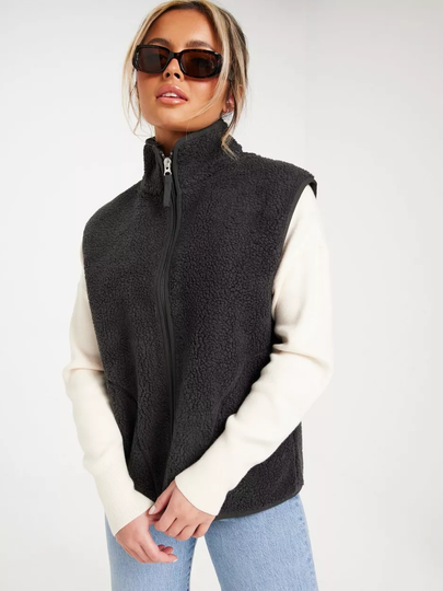 Samsøe Samsøe - Liivit - Gray - Helga Vest 14213 - Takit - Vests