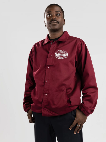 Primitive Global Coaches Jacket punainen