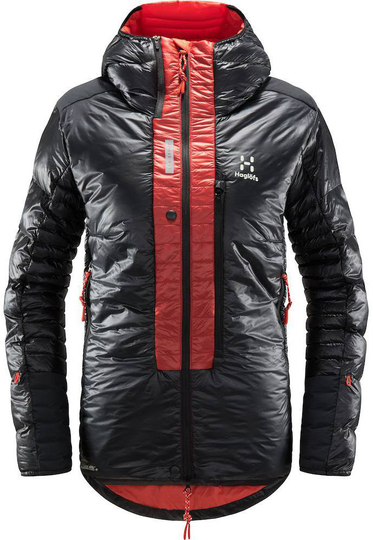 L.I.M ZT Down Jacket Women Musta / Punainen S