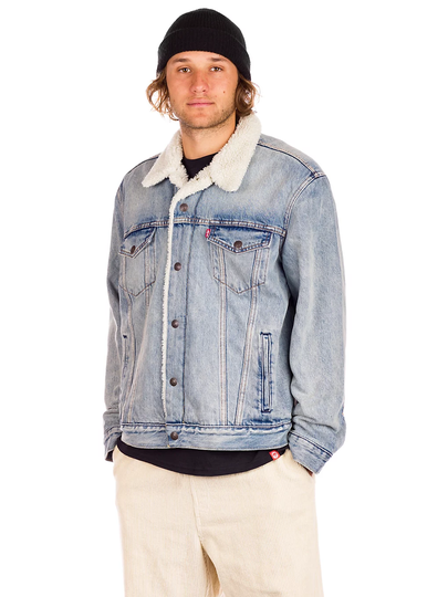 Levi's Type 3 Sherpa Trucker Jacket sininen