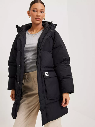 Carhartt WIP - Puffer-takit - Black - W' Erie Coat - Takit
