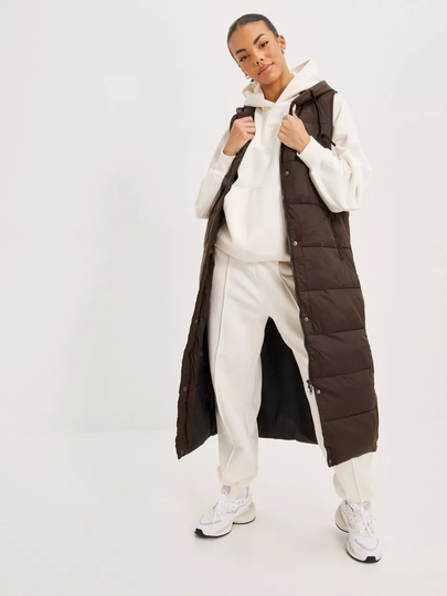 Sisters Point - Liivit - Choco - Dea-L Ve Jacket - Takit - Vests