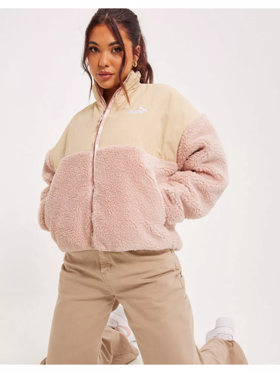 Puma Sherpa Jacket Pink