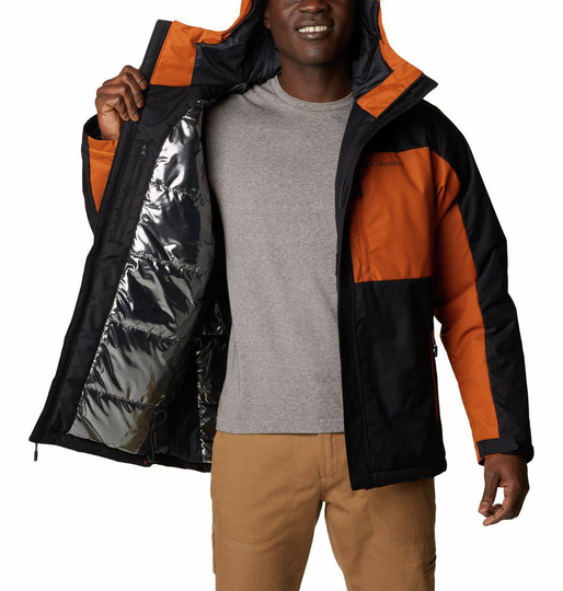 Men's Tipton Peak II Insulated Jacket Musta / Oranssi L