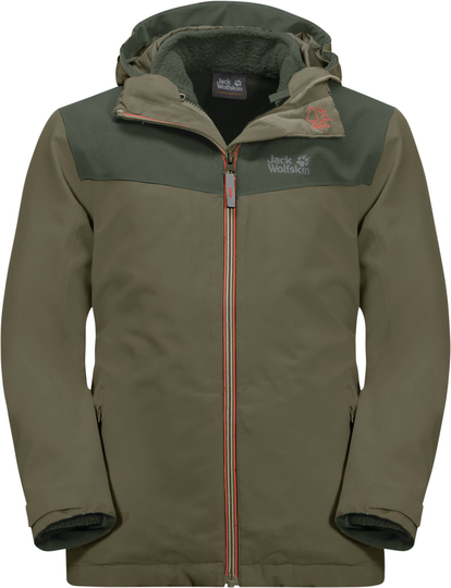 Snowfrost 3in1 Jacket Kids Oliivi 128