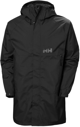 Men's Active Long Coat Musta XXL