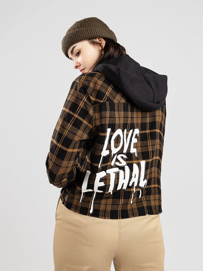 Broken Promises Love is Lethal Jacket kuviotu