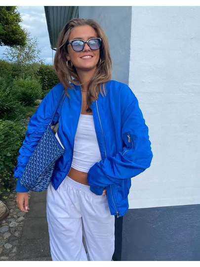 NLY Trend The Bomber Jacket Sininen