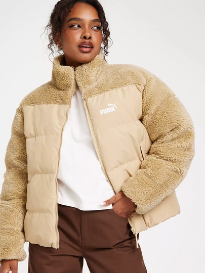 Puma - Syys- & Kevättakit - Beige - Sherpa Puffer - Takit