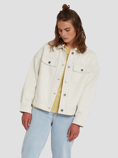 Volcom Deelyght Denim Jacket valkoinen