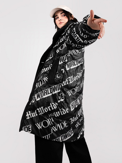 HUF Reversible Puffer Jacket musta