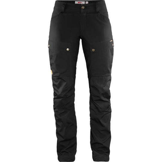 Fjällräven Keb Trousers Curved W Reg - Black - Naiset - 32