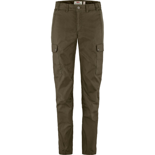 Fjällräven Stina Trousers W - Dark Olive - Naiset - 34/R