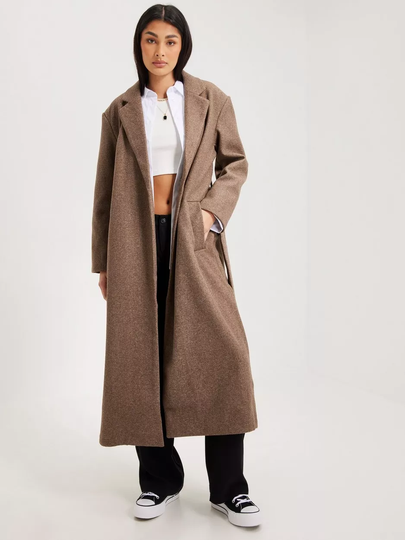 Only - Pitkät takit - Carafe W. Melange - Onltrillion Belt X-Long Coatigan Cc - Takit - coats