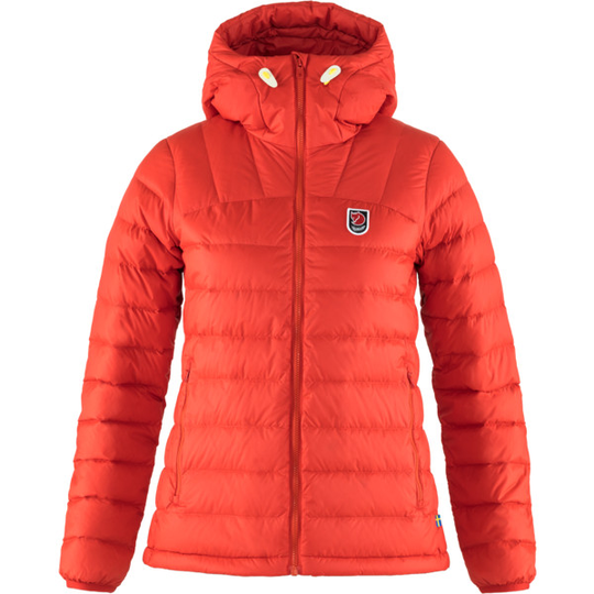 Fjällräven Expedition Pack Down Hoodie W - True Red - Naiset - L