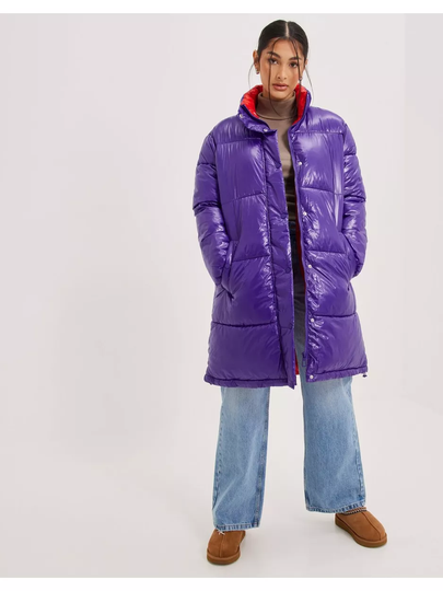 Only Onlsky Oversized Puffer Jacket Otw Ultra Violet Orange.Com