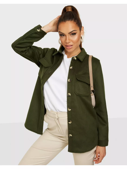 Object Collectors Item Objvera Owen L/S Jacket Noos Forest Night