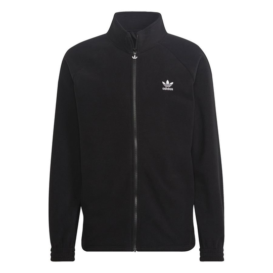 adidas Originals Fleece Takki Adicolor Classics Trefoil - Musta/Valkoinen