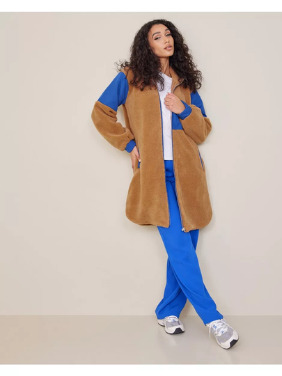Pieces Pcjeddy Ls Jacket D2D Biscuit Deep Ultramarine