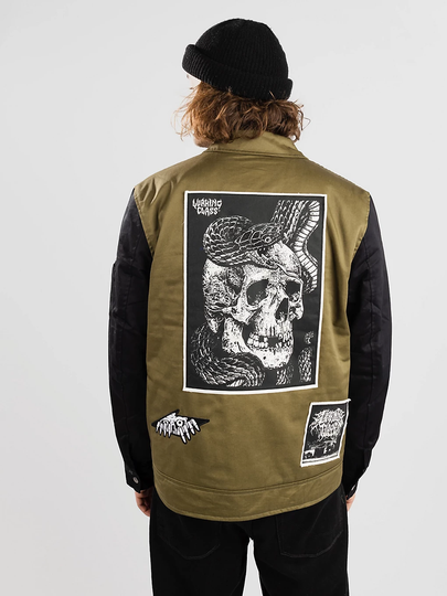 Lurking Class DIY Gas Station Jacket musta