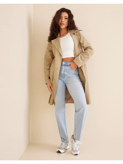 Selected Femme Slfweka Trenchcoat B Noos Cornstalk