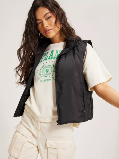 NLY Trend - Liivit - Musta - Light Puffer Vest - Takit - Vests