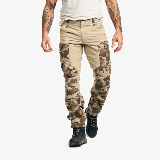 RVRC GP Pants Miehet Khaki Camo, Koko:XL -