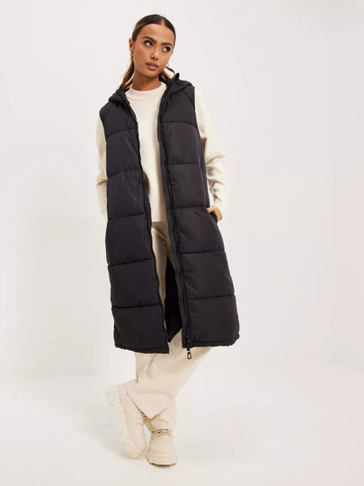 Only - Liivit - Black - Onlalina Long Waistcoat Otw Noos - Takit - Vests