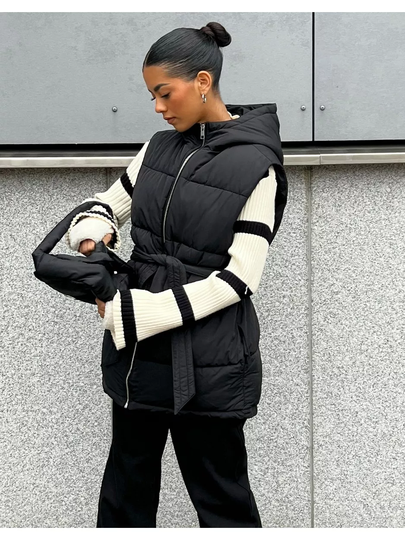 NLY Trend Precious Puffer Vest Musta