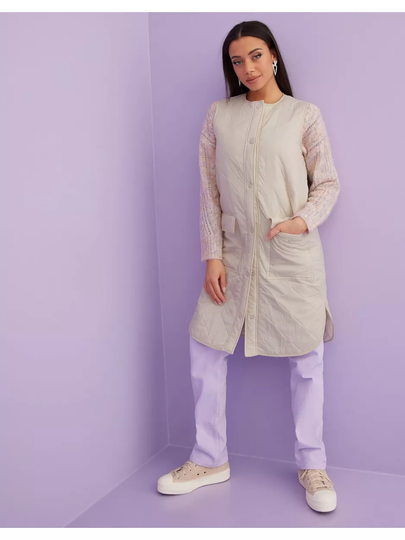 JdY Jdyaugusta Diamond Waistcoat Otw Zh Moonbeam